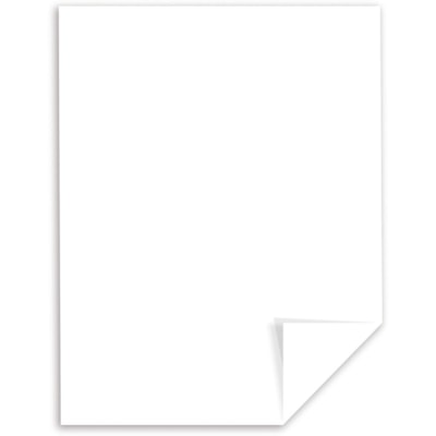 Exact Vellum Bristol Paper - White - 94 Brightness - Letter - 8 1/2" (215.90 mm) x 11" (279.40 mm) - 67 lb (30390.69 g) Basis Weight - 147 g/m² Grammage - Vellum - Green Seal - Chlorine-free, Durable, Acid-free, Quick Drying, Heavyweight, Fast-drying, Printable - White - 2000 Sheets - 250 / Pac 8.5 X11 19.52M FSC 8.5PT 250/PK