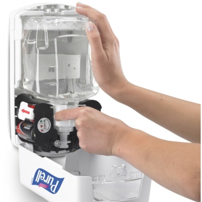 PURELL® LTX-12 White Touch-free Dispenser - Automatic - 1.27 quart (1200 mL) Capacity - White - 1 Each TOUCH FREE WHITE 