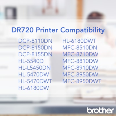 Brother DR72 Laser Printer Drum - Laser Print Technology - 30000 - 1 Each  30000 PAGE YIELD