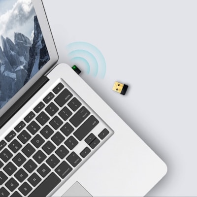 TP-Link TL-WN725N IEEE 802.11n Wi-Fi Adapter for Desktop Computer, Notebook - USB 2.0 - 150 Mbit/s - 2.40 GHz ISM - External OWRLS 