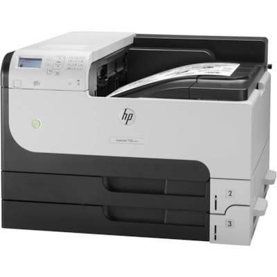 HP LaserJet Enterprise 700 M712N Desktop Laser Printer - Monochrome - 41 ppm Mono - 1200 x 1200 dpi Print - Manual Duplex Print - 600 Sheets Input - Ethernet - Apple AirPrint, Google Cloud Print, HP ePrint, Mopria - 100000 Pages Duty Cycle - Plain Paper Print - Gigabit Ethernet - USB  
