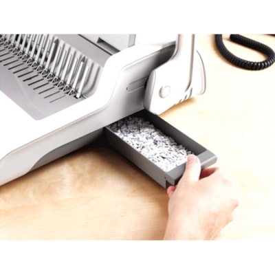 Fellowes Pulsar(tm)+ 300 Comb Binding Machine w/Starter Kit - CombBind - 300 Sheet(s) Bind - 20 Punch - Letter - 5.13" (130.30 mm) Height x 18.13" (460.50 mm) Width x 15.38" (390.65 mm) Depth - White, Black Binding Machine with Binding S tarter Kit