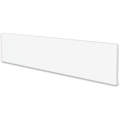 Deflecto - Porte-nom de cubicle - largeur de 8,50 po (215,90 mm) x hauteur de 2 po (50,80 mm) - Rectangulaire Forme - Fixation Murale - Insérable, Magnétique - Plastique - clair - 1 chaque CHARGE PAR LA HAUT 8-1/2" X 2" - CLAIR