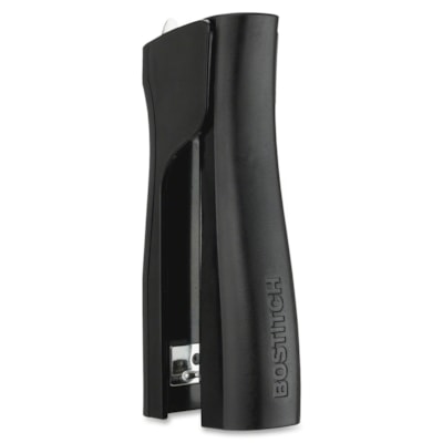 Bostitch Dynamo Stapler - Staples Upto 20 Sheet - Holds Upto 210 Staple - Full Strip - Staple Size: 1/4" (6.35 mm) - Black - 1 Each BUILT-IN PENCIL SHARPENER 20-SHEET CAPACITY  BLACK