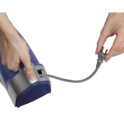 Hamilton Beach Durathon Retractable Cord Iron (19803) - Automatic Shut Off - 1.4 kg/h Steam - 1500 W - Blue, Silver SOLEPLATE 