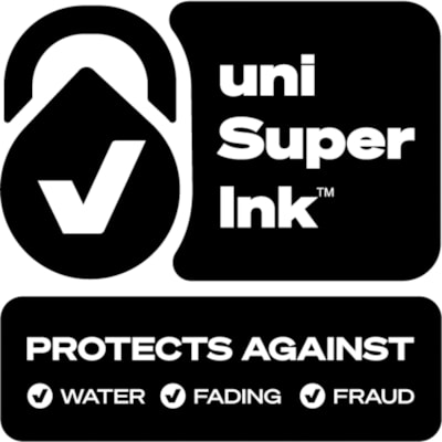 uniball(tm) Vision Rollerball Pens - 0.5 mm (0.02") Micro Pen Point - Black Ink - Pigment-based - 1 Each VISION INK WINDOW UNI-FLOW WATER/FADE PROOF DISPOSABLE