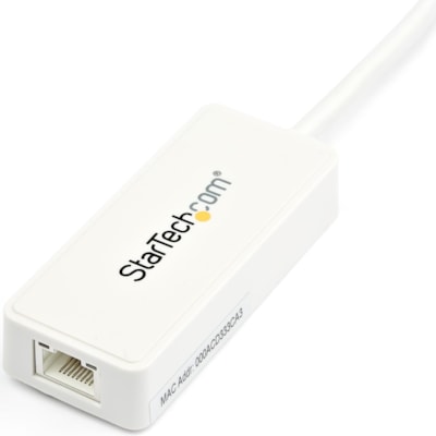 StarTech.com USB 3.0 to Gigabit Ethernet Adapter NIC w/ USB Port - White - Add a Gigabit Ethernet port and a USB 3.0 pass-through port to your laptop through a single USB 3.0 port - USB 3.0 to Gigabit Ethernet Adapter with USB Port (White) - 10/100/1000 Mbps USB 3.0 LAN Adapter - External USB Networ d a USB 3.0 pass-through port to your laptop throu