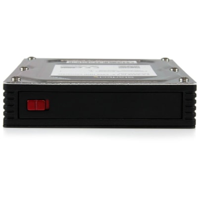 StarTech.com 2.5" to 3.5" SATA Aluminum Hard Drive Adapter Enclosure with SSD / HDD Height up to 12.5mm - Turn a 2.5" SATA HDD/SSD into a 3.5" SATA Drive - 2.5 to 3.5 HDD Adapter - 2.5in HDD Converter - 2.5 to 3.5 SATA Adapter - SATA Hard Drive Converter Enclosure - SATA Converter Enclosure - Use a  to a 3.5inch SATA Drive -2.5 t o 3.5 HDD Adapter -2