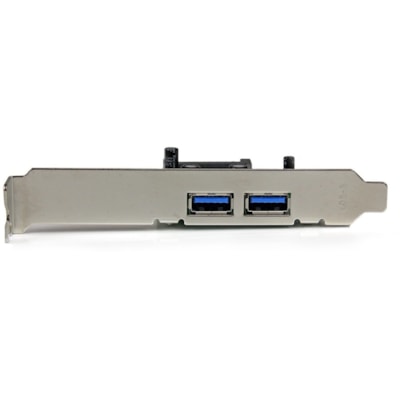 StarTech.com 2 Port PCI Express (PCIe) SuperSpeed USB 3.0 Card Adapter with UASP - SATA Power - 5Gbps - Add 2 SuperSpeed USB 3.0 ports with SATA power to your PCI Express-enabled PC - 2 Port PCI Express (PCIe) USB 3.0 Card Adapter with UASP - SATA Power - Dual Port USB 3 PCIe Controller - PCI Expres  BOPT 