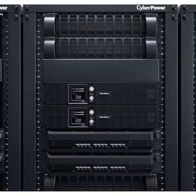 CyberPower OR2200LCDRT2U Smart App LCD UPS Systems - 120 VAC, NEMA 5-20P, 2U, Rack / Tower, 8 Outlets, LCD, PowerPanel® Business, $300000 CEG, 3YR Warranty er 2U - line-interactive - 120  VAC - 1320Watt - 20
