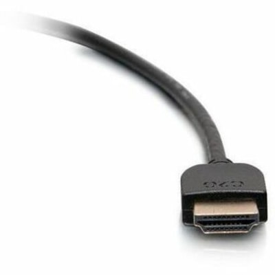 C2G 6ft Ultra Flexible High Speed HDMI Cable w/ Low Profile Connectors - 4K - 6 ft (1.83 m) HDMI A/V Cable for Audio/Video Device, Home Theater System, Computer, Projector, Monitor, HDTV - First End: 1 x HDMI 2.0 Digital Audio/Video - Male - Second End: 1 x 19-pin HDMI 2.0 Digital Audio/Video - Male  
