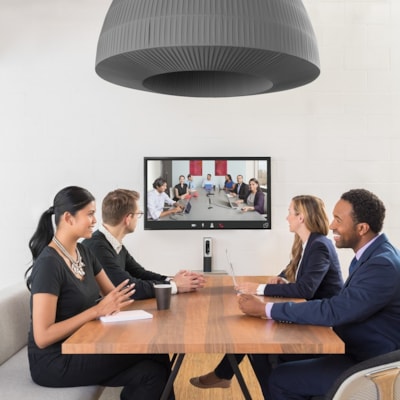 Logitech ConferenceCam Connect Video Conferencing Camera - Silver - USB - 1 Pack(s) - 1920 x 1080 Video - Auto-focus - 90° Angle - 4x Digital Zoom - Microphone - Wireless LAN - For Computer  