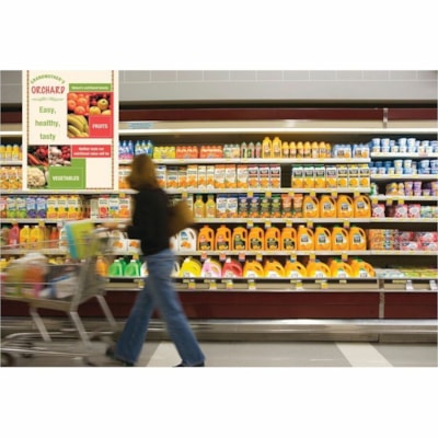 HP Banner Paper - 92 Brightness - 54" (1371.60 mm) x 50 ft (15.24 m) - 495 g/m² Grammage - Matte, Opaque, Glossy - 1 Roll 54 IN X 50 FT 378 MICRONS (14.9 MIL)