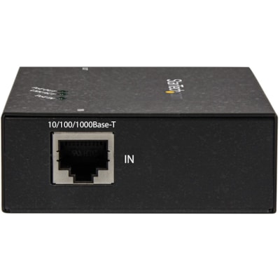 StarTech.com 1 Port Gigabit PoE+ Extender - 802.3at and 802.3af - 100 m (330 ft) - Power over Ethernet Extender - PoE Repeater Network Extender - Extend your PoE connection 100m or daisy chain up to four extenders for longer distance - 1 Port Gigabit PoE+ Extender 802.3at & 802.3af - 330ft - Power o  PERP 