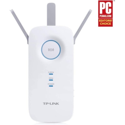TP-Link RE450 IEEE 802.11ac 1.71 Gbit/s Wireless Range Extender - 2.40 GHz, 5 GHz - 3 x External Antenna(s) - External - 1 x Network (RJ-45) - Ethernet, Fast Ethernet, Gigabit Ethernet - 9 W - Wall Mountable  