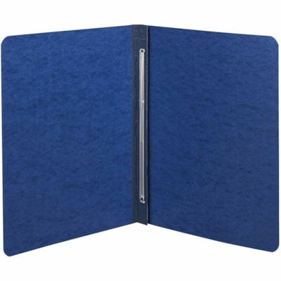 ACCO - Presstex format lettre Recyclé Couverture de rapport avec Attache - 3 po (76,20 mm) Capacité du classeur - 8 1/2 po (215,90 mm) x 11 po (279,40 mm) - 2 x Attache Attache(s) - Support Paper Stock, Tyvek, Cuir, Presstex - Bleu foncé CÔTÉ RELIÉ - BLEU ROYAL FORMAT LETTRE 11 PO X 8.5 PO