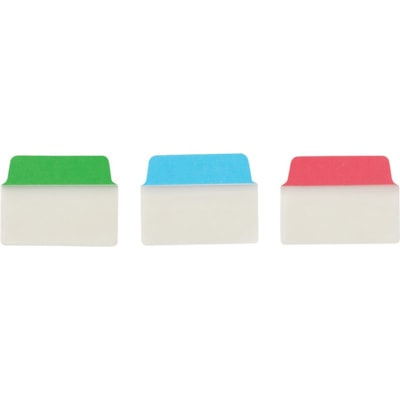 Avery® - Intercalaire 74757 - 48 Onglet(s) - hauteur de l'onglet 1,50 po (38,10 mm) x largeur de l'onglet 2 po (50,80 mm) - Tab Rouge Film, clair Papier, Bleu, Vert - 48 / emballage VERT  BLEU  ROUGE COULEURS PRIM. - EMB. DE 48