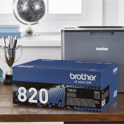 Brother TN820 Original Toner Cartridge - Laser - Standard Yield - 3000 Pages - Black - 1 Each  3000 PG YIELD