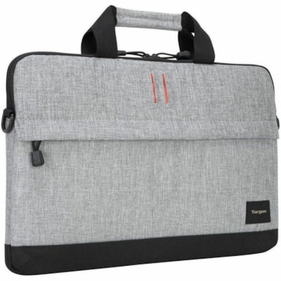 Targus Strata TSS63204US Carrying Case (Sleeve) for 15.6" Notebook - Pewter - Damage Resistant Interior - Polyester Body - Shoulder Strap, Handle - 14" (355.60 mm) Height x 2" (50.80 mm) Width SLIPCASE 