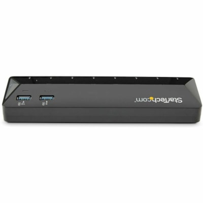 StarTech.com 10-Port USB 3.0 Hub with Charge and Sync Ports - 2 x 1.5A Ports - Desktop USB Hub and Fast-Charging Station - Add ten USB 3.0 (5Gbps) ports including two charging downstream ports to your computer - 10-Port USB 3.0 hub w/ 2 x 1.5A charge & sync ports - Desktop USB hub & charging station  PERP 