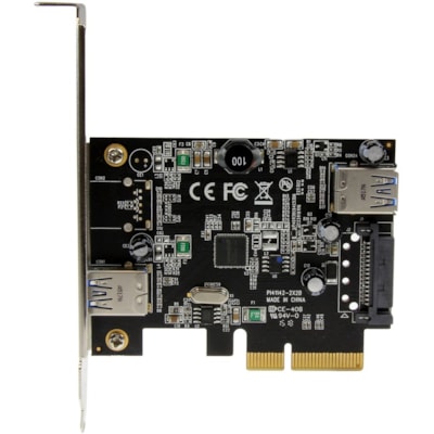 StarTech.com 2 Port USB 3.1 (10Gbps) Card - USB-A 1x External 1x Internal - PCIe USB 3.1 Card with Type-A - PCI Express - Supports UASP - Upgrade your computer to the faster speed of USB 3.1 Gen 2 by adding one external and one internal 10Gbps USB Type-A ports - 2 Port USB 3.1 (10Gbps) Card - USB-A, aster speed of USB 3.1 Gen 2 b y adding one externa