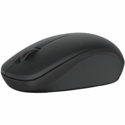 Dell Wireless Mouse-WM126 - Black - Optical - Wireless - Radio Frequency - Black - USB Type A - 1000 dpi - Scroll Wheel - 3 Button(s) - Symmetrical - AA Battery Supported - 1 Year Battery Run Time  WRLS 