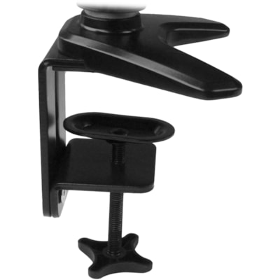 StarTech.com Laptop Monitor Stand, Computer Monitor Stand, Articulating, VESA Mount Monitor Desk Mount, For up to 27"(17.6lb/8kg) Displays - Raise your laptop & monitor off your desk, to create a dual-display workspace and increase productivity - Single Monitor Arm with Laptop Stand - Works on all V  CPNT 