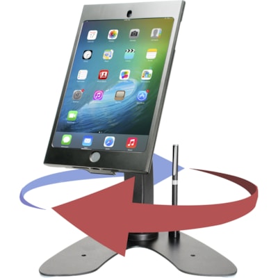 CTA Digital PAD-ASKMB Desk Mount for iPad mini - Black - 1 ND W/ LOCKING CS & CBL 
