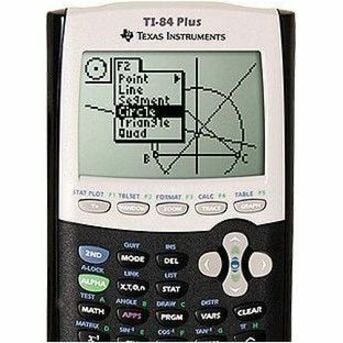 Texas Instruments TI-84 Plus Graphing Calculator - Impact Resistant Cover, Slide-on Hard Case, Battery Backup, Clock, Date, Split Screen Mode, Memory Backup Battery, Programmable - 480 KB, 24 KB - ROM, RAM - 8 Line(s) - 16 Digits - LCD - Battery Powered - 4 x AAA - Black - 1 USB CABLE INCLUDED LINK CABLE 480K FLASH ROM 24K RAM 4AAA