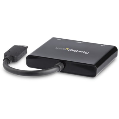 StarTech.com USB C Multiport Adapter with HDMI 4K & 1x USB 3.0 - PD - Mac & Windows - USB Type C All in One Video Adapter - Expand the connectivity of your laptop or MacBook with this USB-C multiport adapter with HDMI - USB C HDMI Multiport Adapter - USB Video Adapter - USB Type C Multiport Adapter  HPERP 