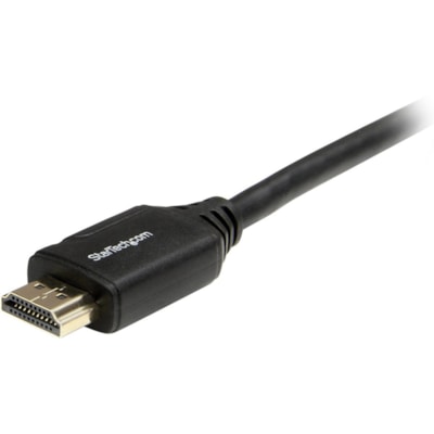 StarTech.com 10ft (3m) Premium Certified HDMI 2.0 Cable with Ethernet, High Speed Ultra HD 4K 60Hz HDMI Cable HDR10, UHD HDMI Monitor Cord - 9.8ft/3m Premium Certified High Speed HDMI Cable with Ethernet; 4K 60Hz (up to 4096x2160p)/UHD/18Gbps bandwidth/HDR10/Ultra wide/32 Ch Audio - 30AWG HDMI cord/  CABL 