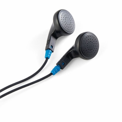 Verbatim Earphone - Stereo - Mini-phone (3.5mm) - Wired - Earbud - Binaural - Black - 1 Each SIMPLE IN-EAR DESIGN EXCEPTIONAL STEREO SOUND