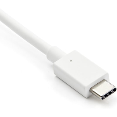 StarTech.com USB-C to HDMI Adapter - White - 4K 60Hz - Thunderbolt 3 Compatible - USB-C Adapter - USB Type C to HDMI Dongle Converter - Connect your USB Type-C laptop to an Ultra HD 60Hz display or projector - USB-C to HDMI adapter - USB Type C to video converter - White USB Type-C adapter matches w  ADAP 
