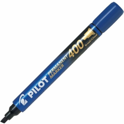 Pilot - Marqueur permanent SCA-400 - 4 mm (0,16 po) Pointe biseautée Pointe de marqueur - Ink Bleu - Encre à base d'alcool - 12 / boîte POINTE BISEAUTEE 1.5MM - 4.0MM 