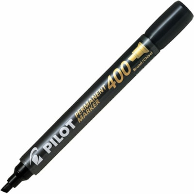 Pilot - Marqueur permanent SCA-400 - 4 mm (0,16 po) Pointe biseautée Pointe de marqueur - Ink Noir - Encre à base d'alcool - 12 / boîte POINTE BISEAUTEE 1.5MM - 4.0MM 