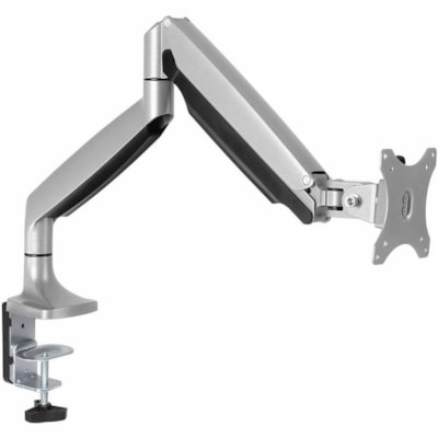StarTech.com Desk Mount Monitor Arm, Heavy Duty Ergonomic VESA Monitor Arm Single 32" (19.8lb/9kg) Display, Articulating, C-Clamp/Grommet - Desk-mount your monitor to save space and increase productivity - Heavy-duty desk mount monitor arm - For VESA (75x75, 100x100) displays up to 34" incl flat scr  MNT 