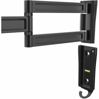 StarTech.com Wall Mount Monitor Arm, Dual Swivel, Supports 13'' to 34" (33.1lb/15kg) Monitors, VESA Mount, TV Wall Mount, TV Mount - Save space by wall-mounting your monitor and maximize viewing w/ the swiveling extension arm - Wall Mount Monitor Arm - Dual Swivel - For Monitors & Flat-Screen TVs 13  MNT 