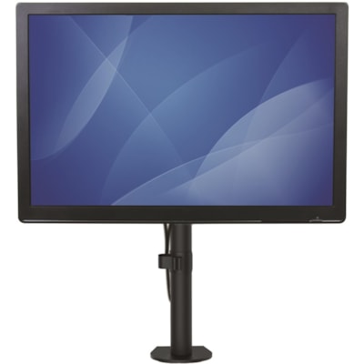 StarTech.com Single Monitor Desk Mount, Adjustable Monitor VESA Mount 34" (17.6lb/8kg) Display, Ergonomic Pole Mount Arm, C-Clamp/Grommet - VESA 75x75/100x100mm compatible heavy-duty single monitor desk mount for a large 32in (16:9) or 34in (21:9/ultrawide) display up to 8kg - Ergonomic monitor arm   MNT 