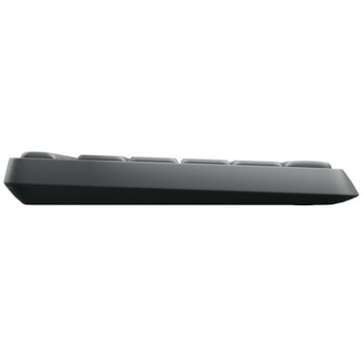 Logitech MK235 Wireless Keyboard and Mouse Combo for Windows, 2.4 GHz Wireless Unifying USB Receiver, 15 FN Keys, Long Battery Life, Compatible with PC, Laptop (French Layout) - USB Wireless RF Keyboard - French - USB Wireless RF Mouse - Optical - Scroll Wheel - AAA, AA - Compatible with PC DWRLS 