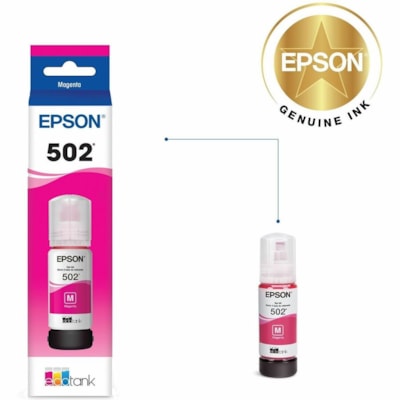 Epson T502, Magenta Ink Bottle - Inkjet - Magenta /SENSOR 