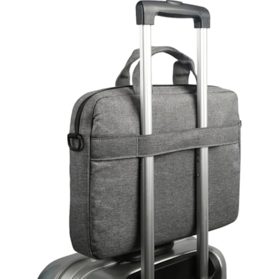 Lenovo T210 Carrying Case for 15.6" Notebook, Book - Gray - Water Resistant - Polyester Body - Handle, Luggage Strap - 15.75" (400 mm) Height x 11.81" (300 mm) Width x 2.17" (55 mm) Depth  CASE 
