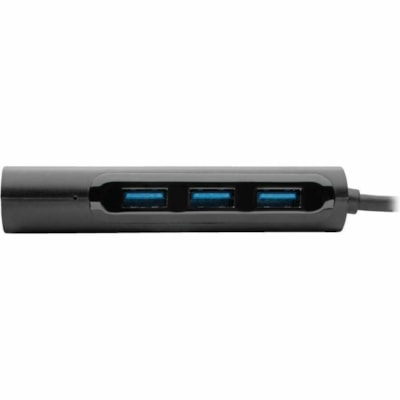 Tripp Lite series - Hub USB U460-004-4AB - USB Type C - Externe - 4 Port(s) USB - 4 Port(s) USB 3.1 - PC, Mac Hub - USB Type-C (USB-C) to (x 4) USB-A  Aluminum