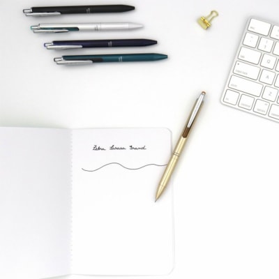 Zebra Pen Sarasa Grand Retractable Gel Pens - 0.7 mm (0.03") Pen Point - Refillable - Retractable - Liquid Gel Ink - Brass Barrel - 1 / Pack MEDIUM POINT BLACK INK 