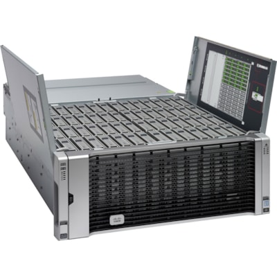 Cisco Barebone System - 4U Rack-mountable - 2 x Processor Support - DDR4 SDRAM DDR4-2666/PC4-21300 Maximum RAM Support - 14 Total Memory Slots - 12Gb/s SAS RAID Supported Controller - 56 3.5" Bay(s) - Processor Support (Xeon Platinum, Xeon Gold, Xeon Silver, Xeon Bronze) - 40 Gigabit Ethernet, Gigab  BOPT 