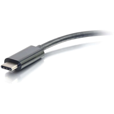 C2G USB C Ethernet and 3 Port USB Hub - Black - USB Type C - External - 3 USB Port(s) - 1 Network (RJ-45) Port(s) - 3 USB 3.0 Port(s) (3) USB-A Female  (1) RJ-45 Fe male - Small form fa
