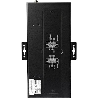 StarTech.com USB to RS232/RS485/RS422 8 Port Serial Hub Adapter - Industrial Metal USB 2.0 to DB9 Serial Converter - Din Rail Mountable - Industrial 8 port serial hub 15kV Level 4 ESD - IP30 rating Metal USB to serial adapter converter w/ each DB9 port set to RS232/RS422/RS485(2wire/4wire) baud rate 5kV Level 4 ESD - IP30 rating Metal USB to serial