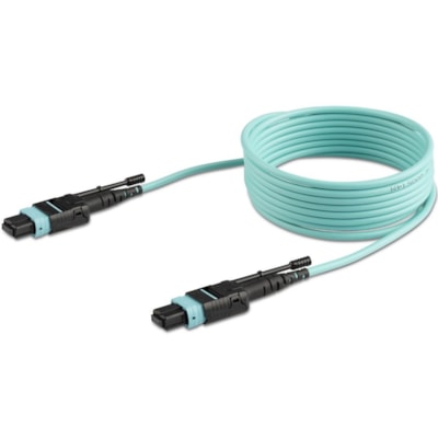 StarTech.com 2m (6ft) MTP(F)/PC OM3 Multimode Fiber Optic Cable, OFNP Plenum, 50/125µm, 40G, Low Insertion Loss, MPO Fiber Jumper Cord - 2m (6.6ft) MTP(F)/PC to MTP(F)/PC OM3 Fiber Cable; 40 Gbps; 50/125µm Core; Bandwidth: 2000MHz·km at 850nm w/ VCSEL source; Outer Diameter: 3.0mm; OFNP- /PC OM3 Fiber Cable; 40 Gbps; 50/125um Core; Bandw