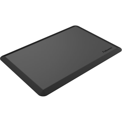 Fellowes - Tapis anti-fatigue de bien-être - Sol - largeur de tapis 36 po (914,40 mm) x profondeur de tapis 24 po (609,60 mm) x épaisseur de tapis 0,750 po (19,05 mm) - Rectangulaire - Noir - 1 chaque AIDE A PRÉVENIR FATIGUE BORDS BISEAUTÉS