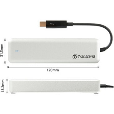 Transcend JetDrive 855 960 GB Solid State Drive - Internal - PCI Express (PCI Express 3.0 x4) - 1600 MB/s Maximum Read Transfer Rate - 5 Year Warranty  FOR MAC  JETDRIVE 855 M13-M15  ENCLOSURE