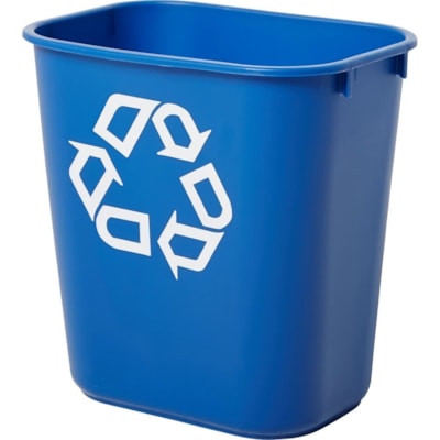 Rubbermaid Commercial - Poubelle de recyclage pour le bureau - 26,50 L Capacité - Résistant aux ébréchures, Résistant à la rouille, Résistant aux encoches, Facile à laver - hauteur de 20 po (508 mm) x largeur de 11,3 po (285,75 mm) x profondeur de  LRG 10G/39L 
